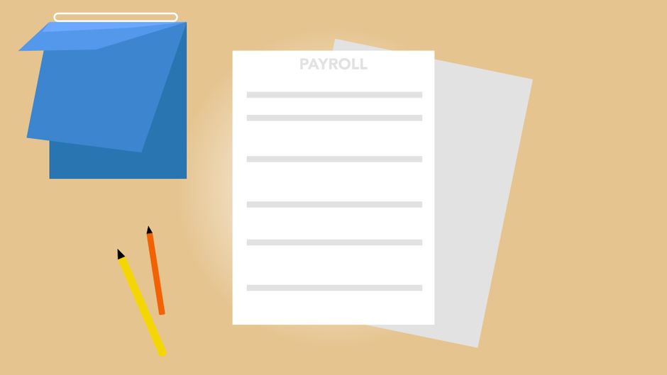 Payroll and office paperwork